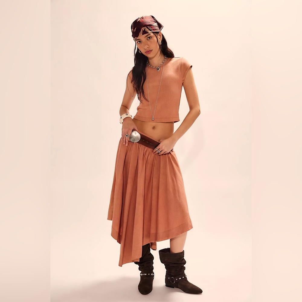 Free People Cotton Skirt